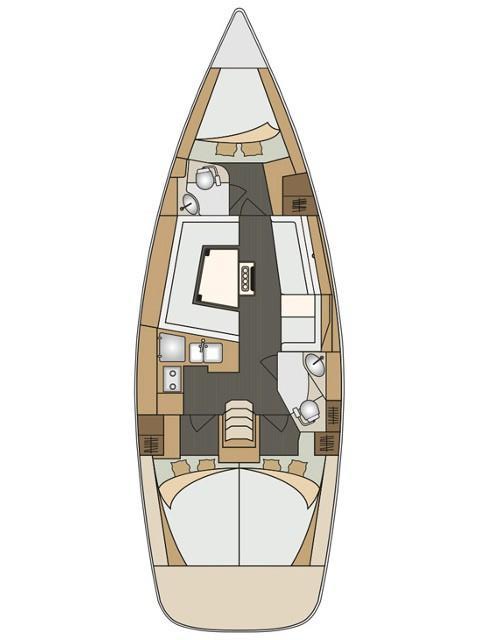 Elan 40 Impression (3Cab/2WC) Sketch