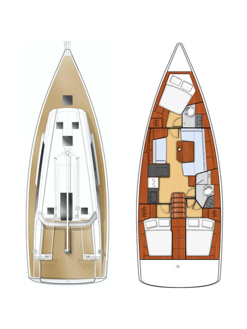 Oceanis 41.1 Sketch