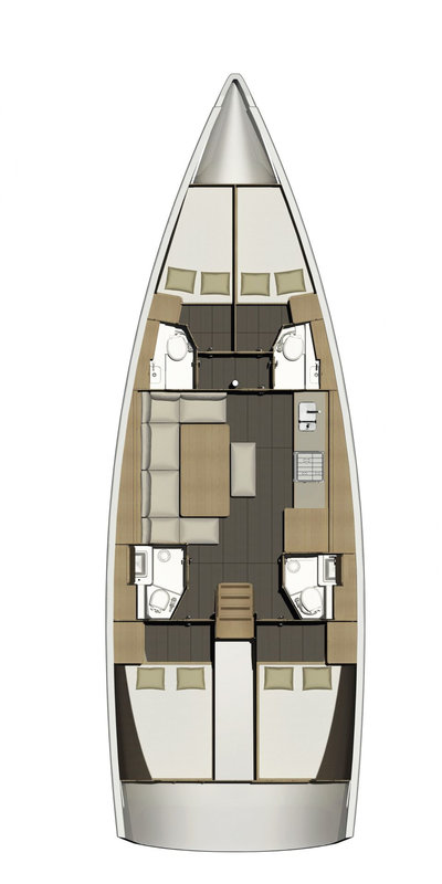 Dufour 460 Grand Large Sketch