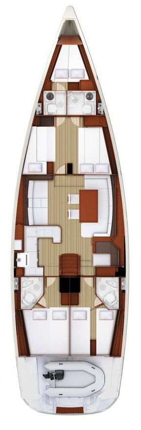 Jeanneau 58 (4+1 cab) Sketch