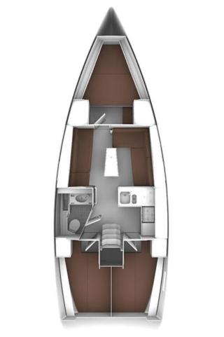 Bavaria Cruiser 37 (3 cab) Sketch