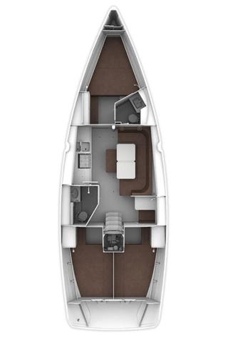 Bavaria Cruiser 41 (3 cab) Sketch