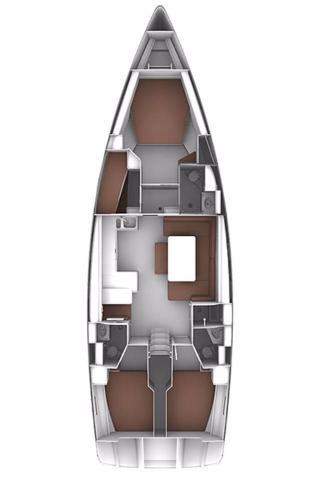 Bavaria Cruiser 51 (4 cab) Sketch