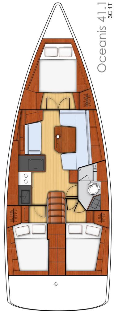Oceanis 41.1 Sketch