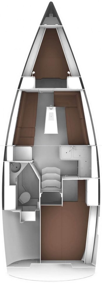 Bavaria Cruiser 34 (2cab) Sketch