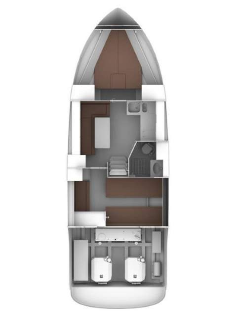 Bavaria Sport 400 Open Sketch