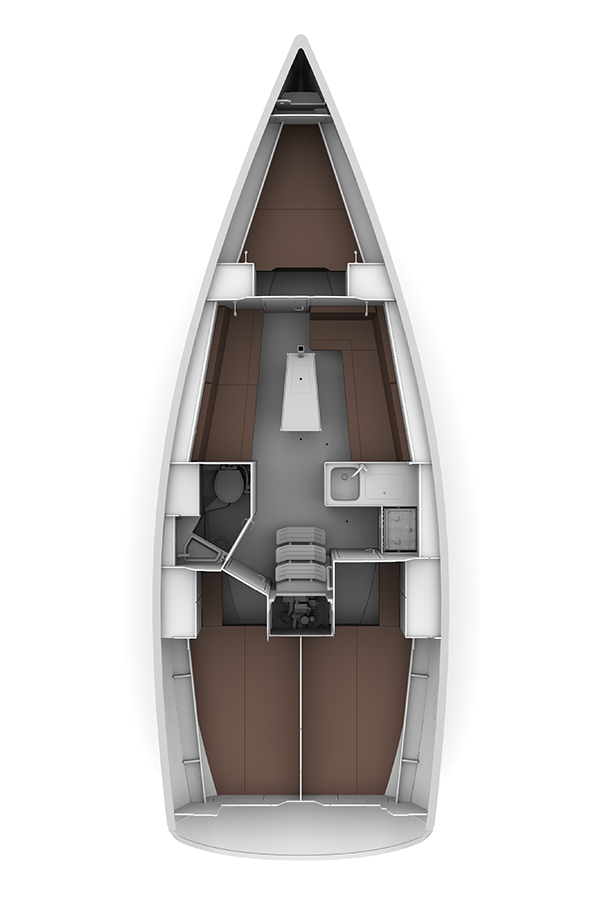 Bavaria Cruiser 34 (3cab/1wc) Sketch