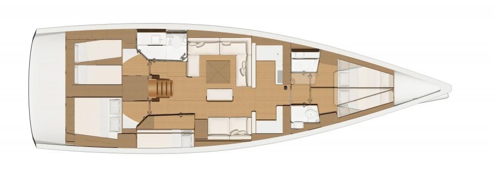Dufour 520 Grand Large Sketch