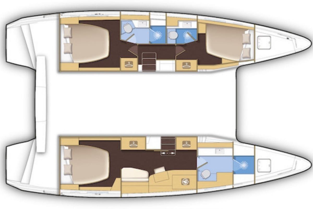 Lagoon 42 (3+1 cab) Owner Version „Dream of Liberty“ als Charteryacht