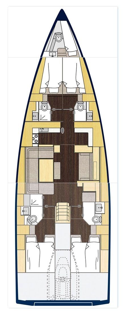 Bavaria C57 Style- 5 cab. Sketch