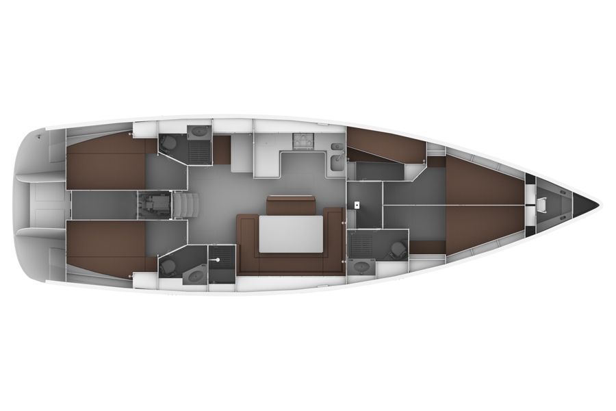 Bavaria 50 Cruiser Sketch