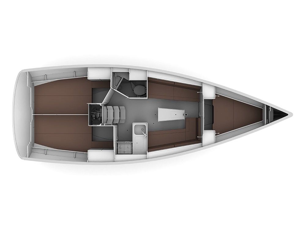Bavaria Cruiser 34 (3cab/1wc) Sketch