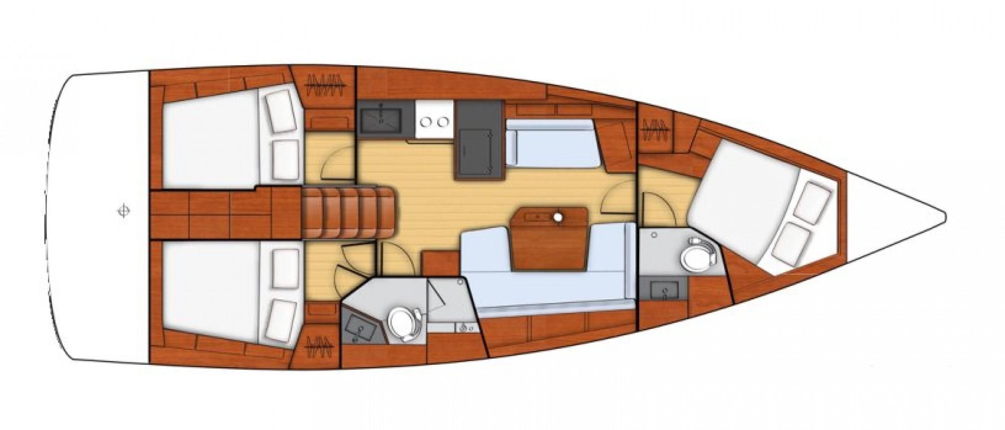 Oceanis 41 Sketch