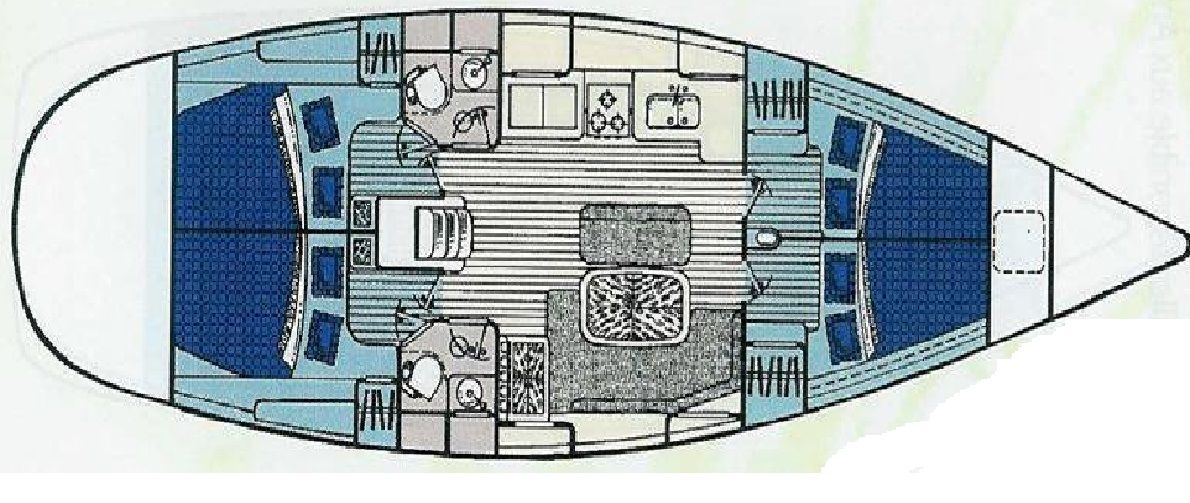 Oceanis 461 (4cab/2wc) Sketch