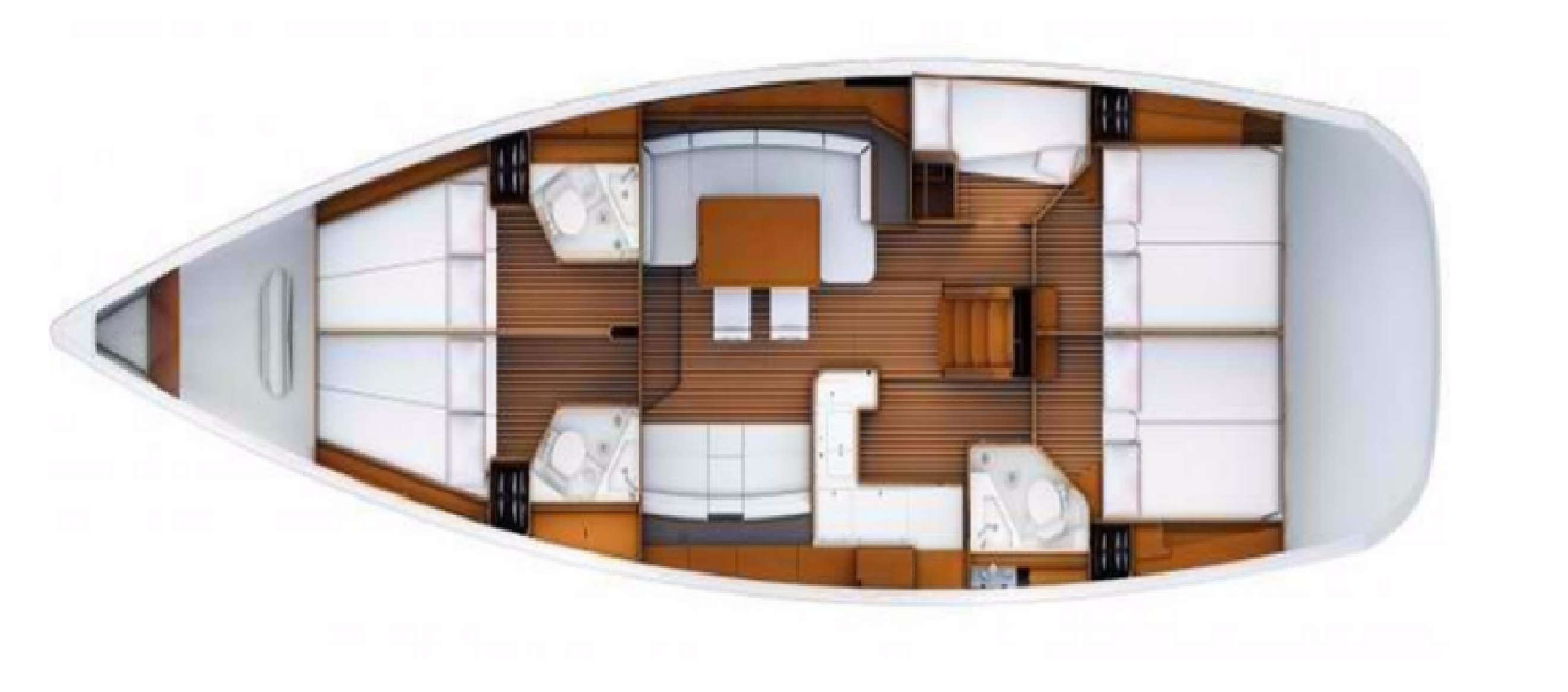 Jeanneau 53 (5cab/3wc) „Cardea“ als Charteryacht