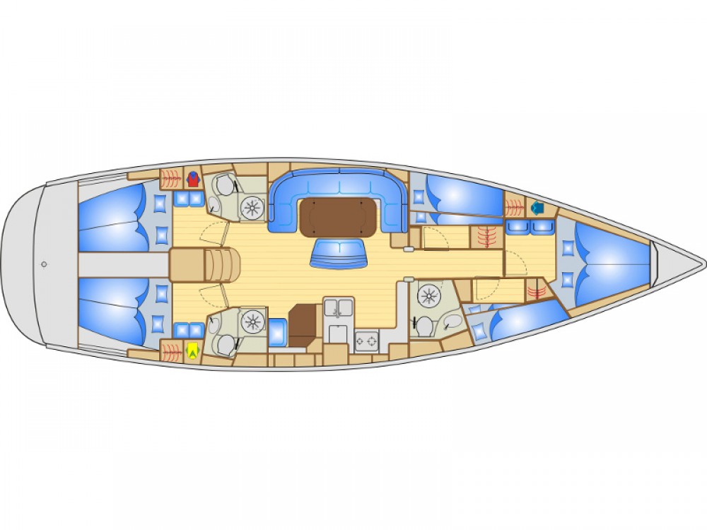 Bavaria 50 „Paolo“ als Charteryacht