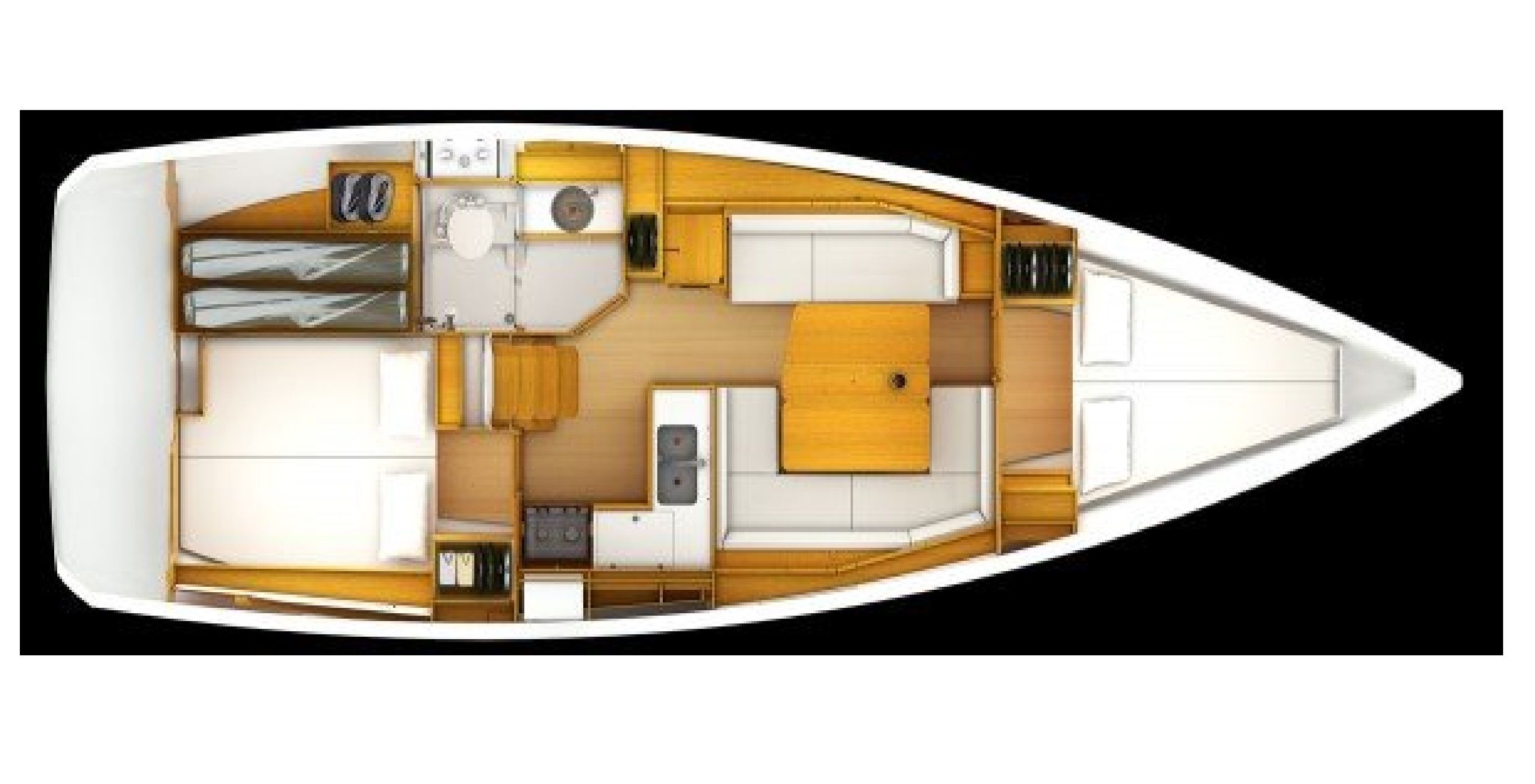 Sun Odyssey 379 (2 cab) Sketch
