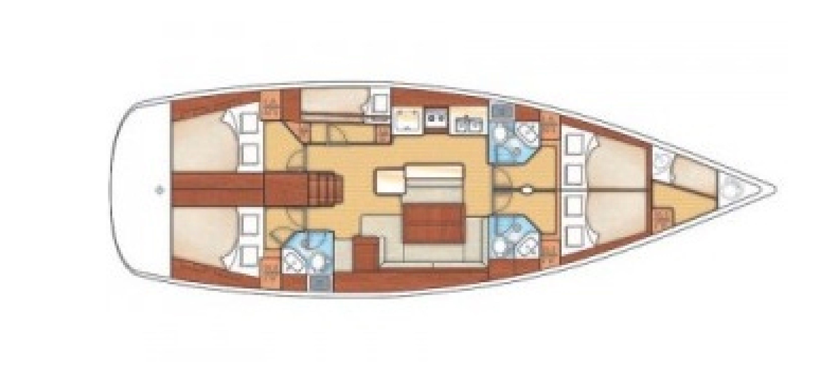 Oceanis 50 Family (5+1Cab/3WC) Sketch