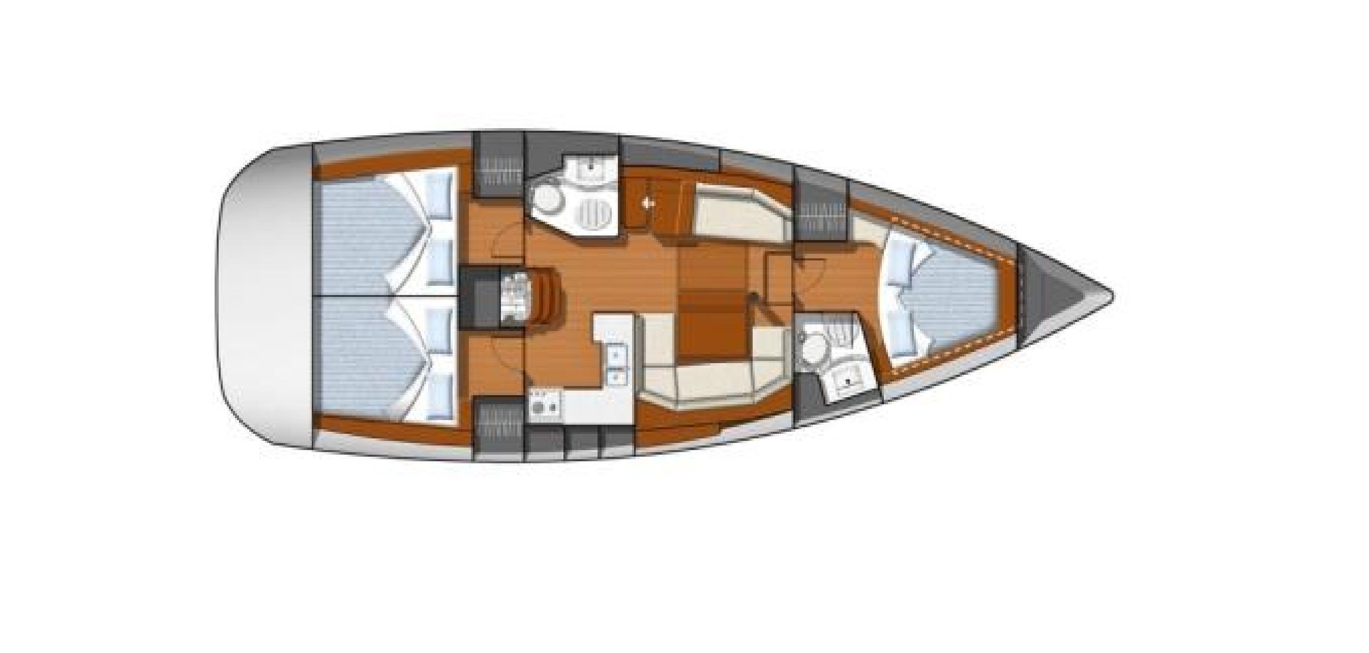 Sun Odyssey 42 DS Sketch