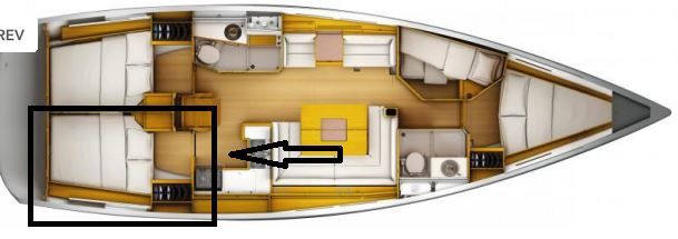 Sun Odyssey 439 (4 cab) Sketch