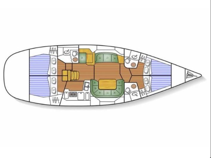 Sun Odyssey 49 DS „Sunset“ als Charteryacht