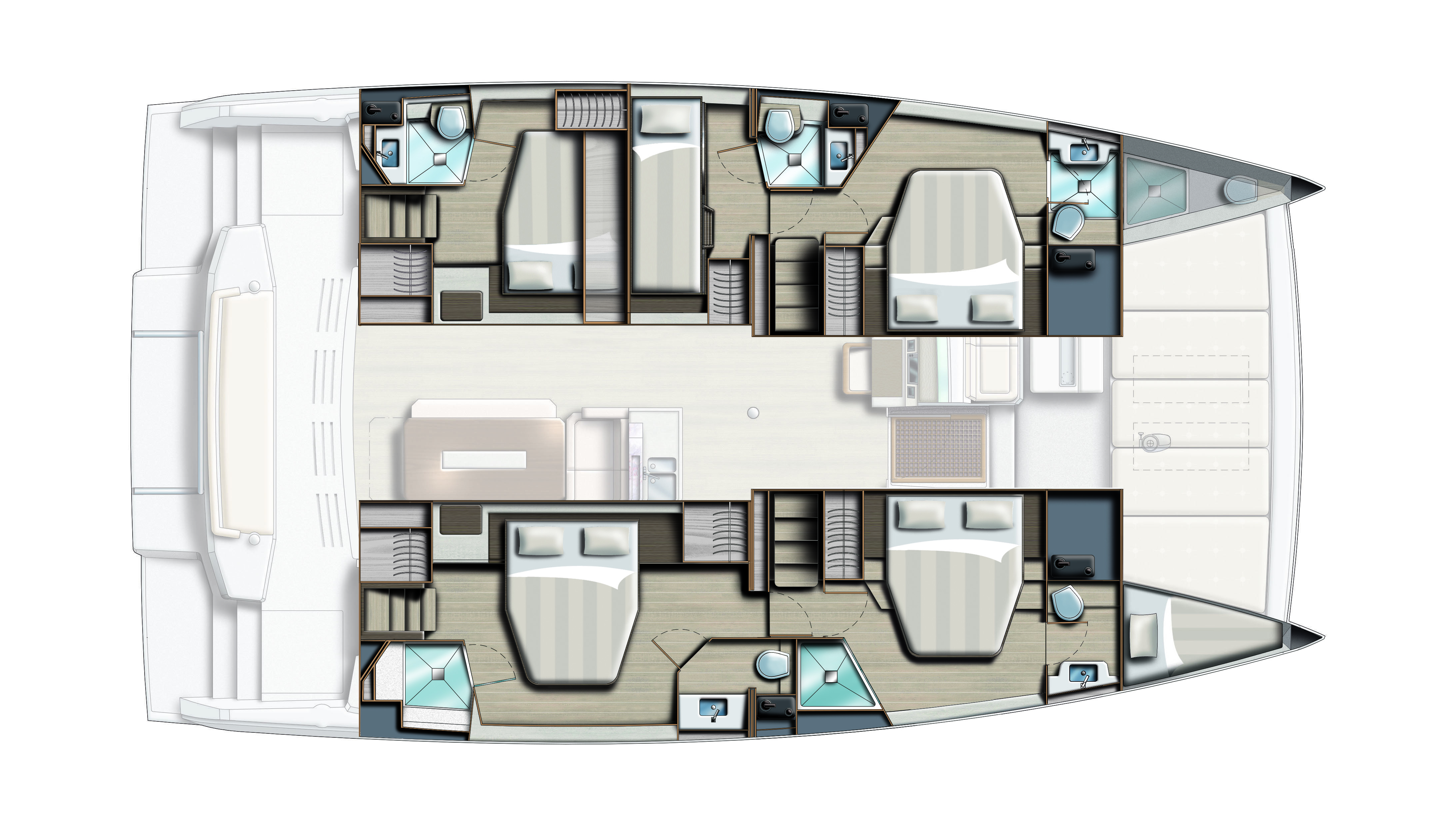 Bali 4.8 (5cab/5wc) „On Point“ als Charteryacht
