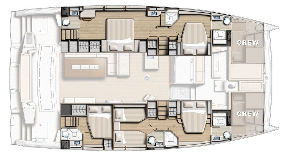 Bali 4.2 Open Space (5cab/5wc) Sketch