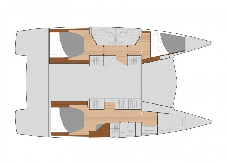 Isla 40 (3cab/3wc) „Monkey Puppy“ als Charteryacht