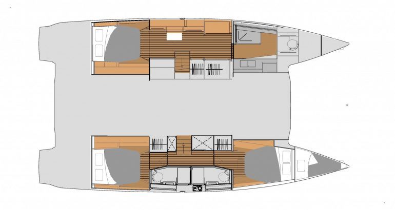 Elba 45 (3cab/3wc) „White Bird“ als Charteryacht