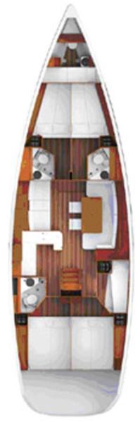 Jeanneau 53 (6Cab/3WC) „Zeus“ als Charteryacht