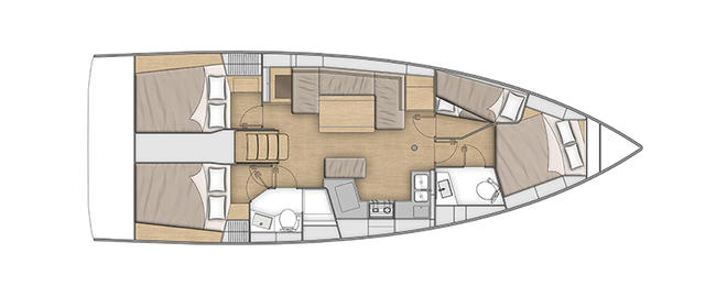 Oceanis 40.1 Sketch