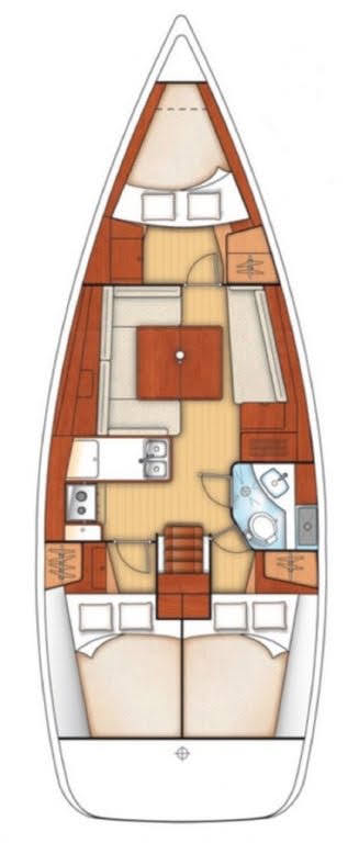 Oceanis 37 (3cab) Sketch