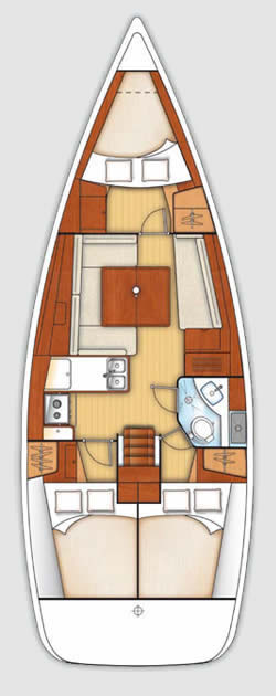 Oceanis 37 (3cab) Sketch