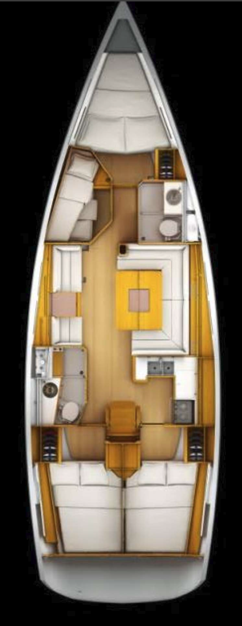 Sun Odyssey 439 (4 cab) Sketch
