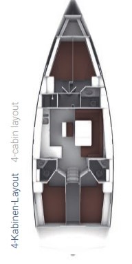 Bavaria Cruiser 46 (4 cab/3WC) Sketch