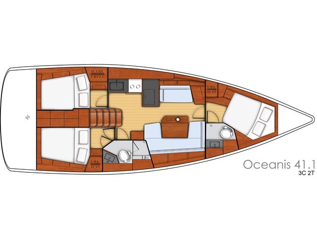 Oceanis 41.1 Sketch