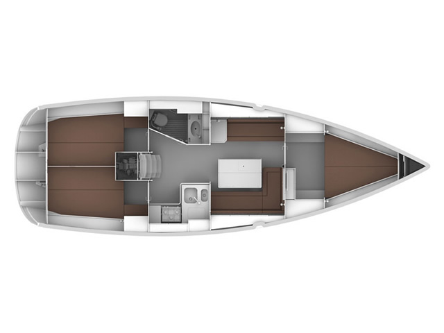 Bavaria Cruiser 36 (3 cab) Sketch