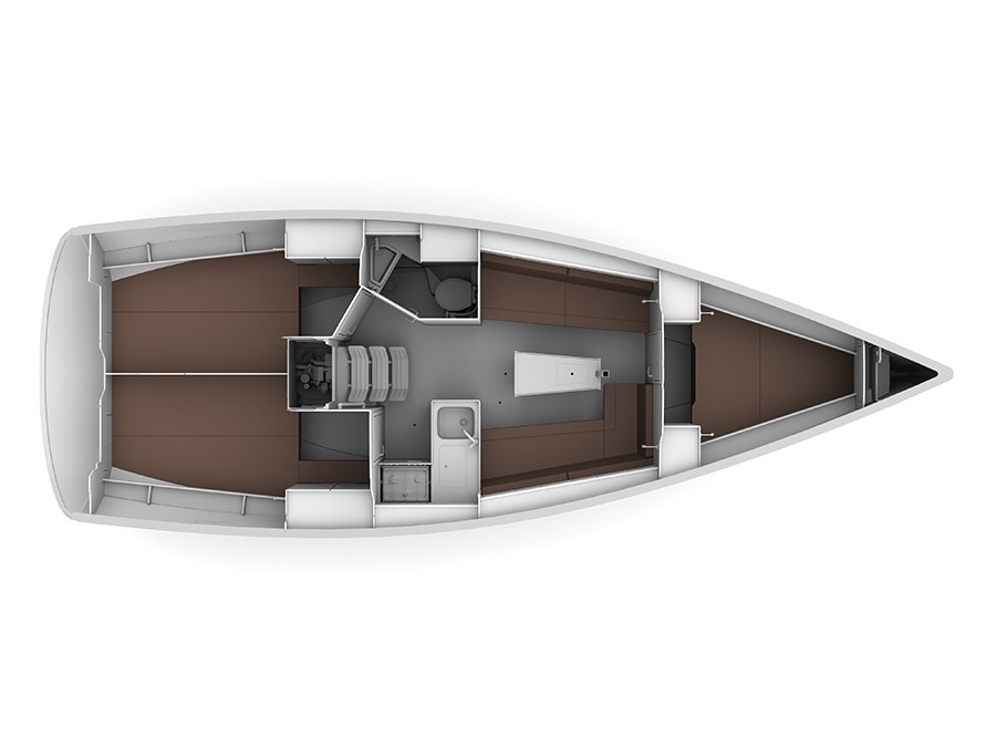 Bavaria Cruiser 34 (3cab/1wc) Sketch