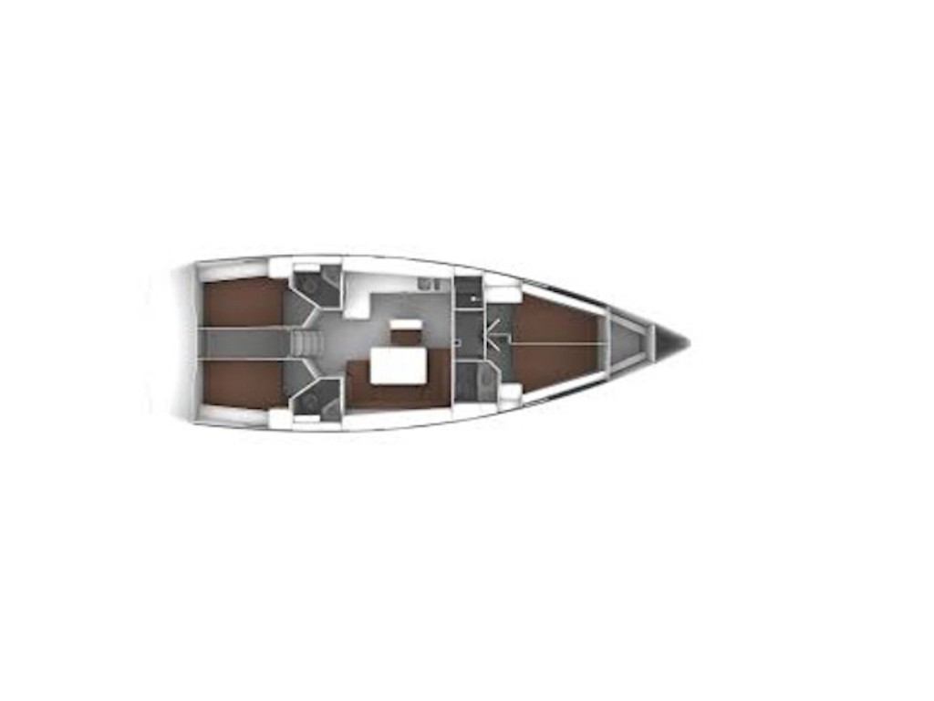 Bavaria Cruiser 46 (4 cab/3WC) Sketch