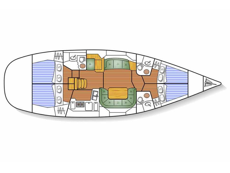 Sun Odyssey 49 DS Sketch