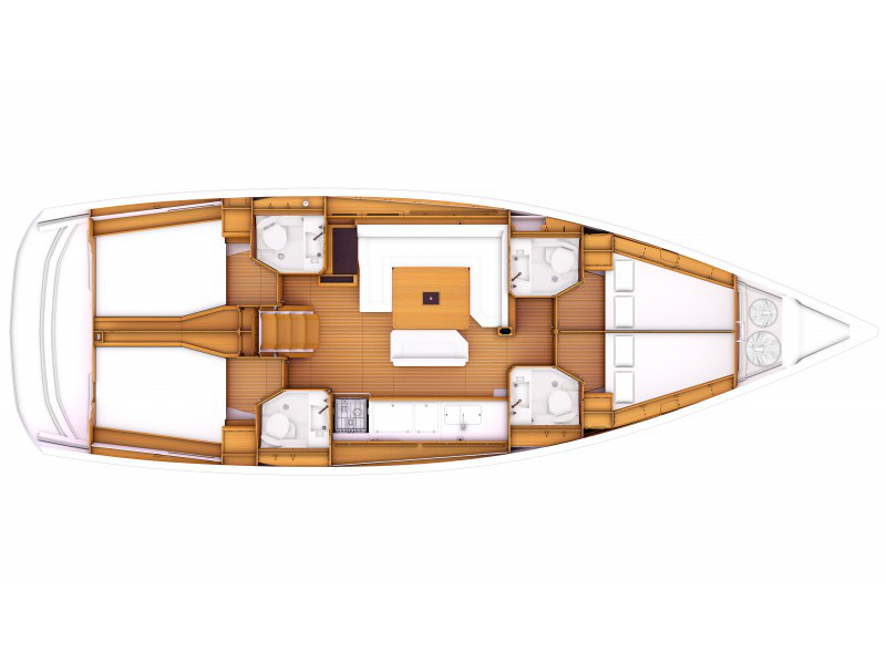 Sun Odyssey 479 (4cab/4wc) Sketch
