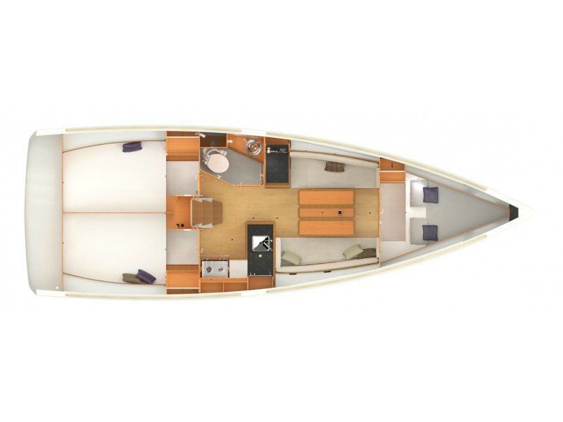 Sun Odyssey 349 (3cab) Sketch