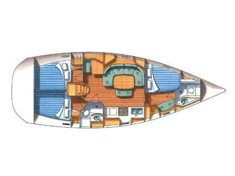 Oceanis Clipper 393 Sketch