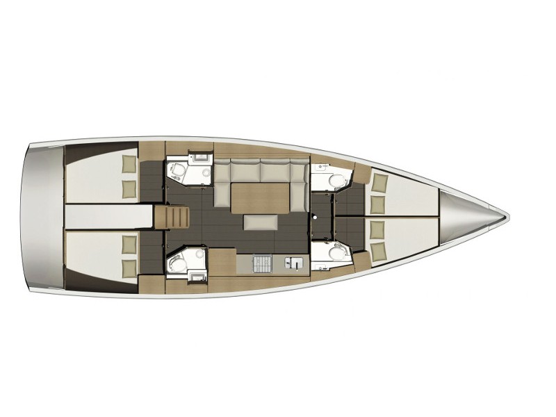 Dufour 460 Grand Large Sketch