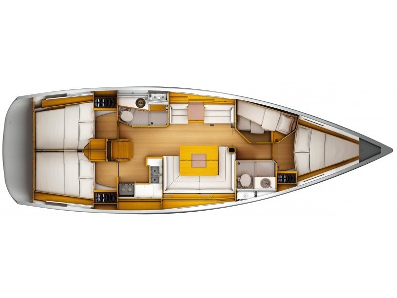 Sun Odyssey 439 (4 cab) Sketch