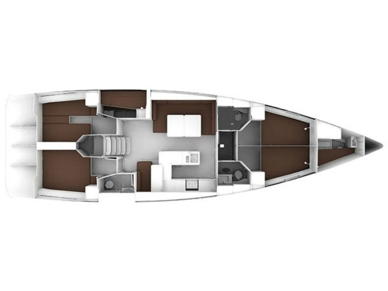 Bavaria Cruiser 56 (5+1cab/3wc) Sketch