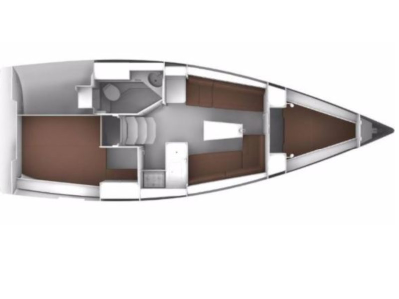 Bavaria Cruiser 34 (2+1cab/1wc) Sketch