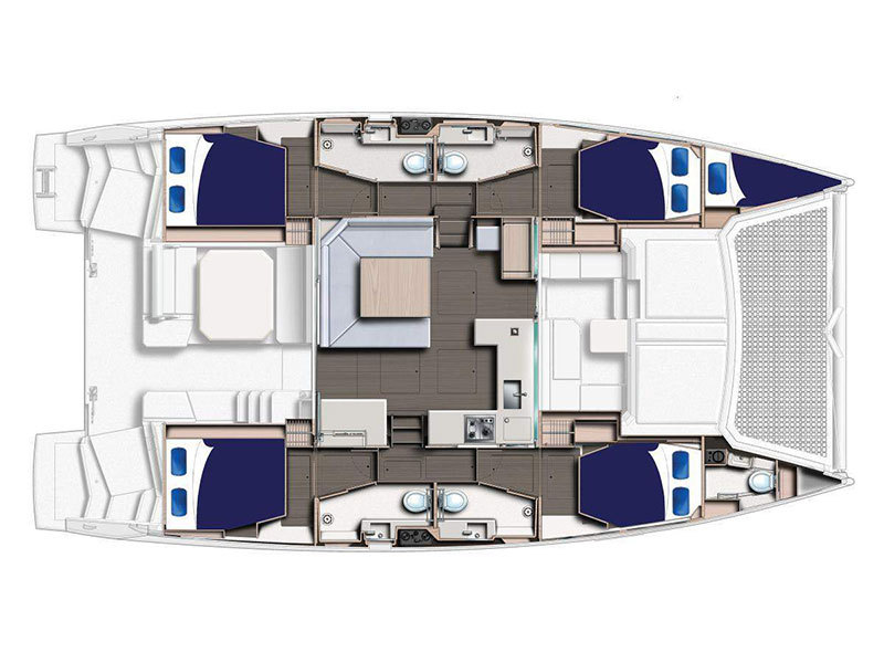 Sunsail 454 Sketch