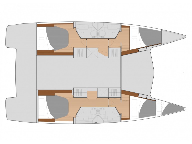 Isla 40 (4+1cab/4wc) Sketch