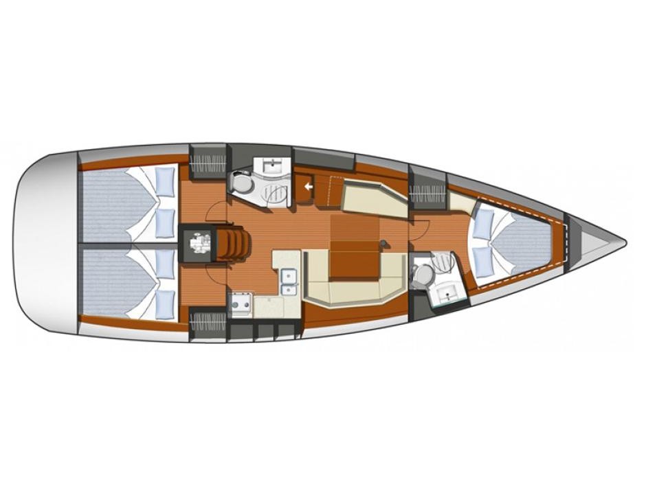 Sun Odyssey 42i Sketch